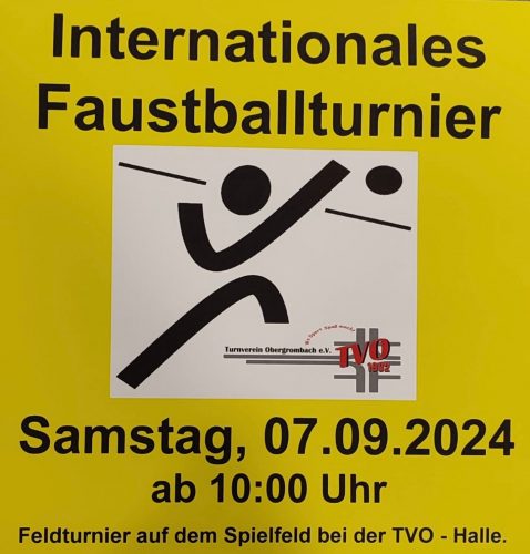 Internationales Faustballtunier @ Tv Obergrombach